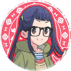 Laid-Back Camp Chiaki Ogaki Full Color Dream Can Badge Maple & Smelt Art Buttons [USED]