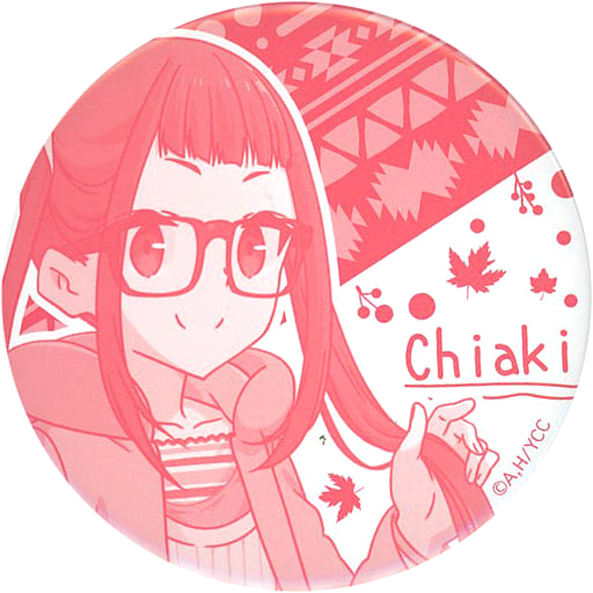 Laid-Back Camp Chiaki Ogaki Pastel Colour Dream Can Badge Maple & Smelt Art Buttons [USED]