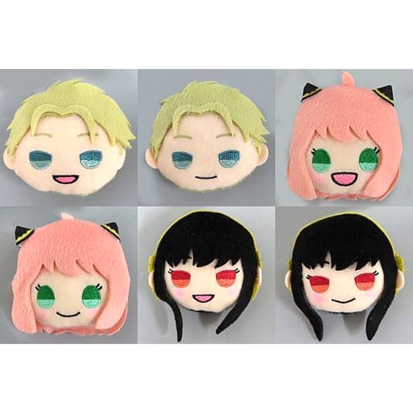 SPY x FAMILY Anya Forger & Others Charamaru Mascot Badge Vol.1 All 6 Types Set Buttons [USED]