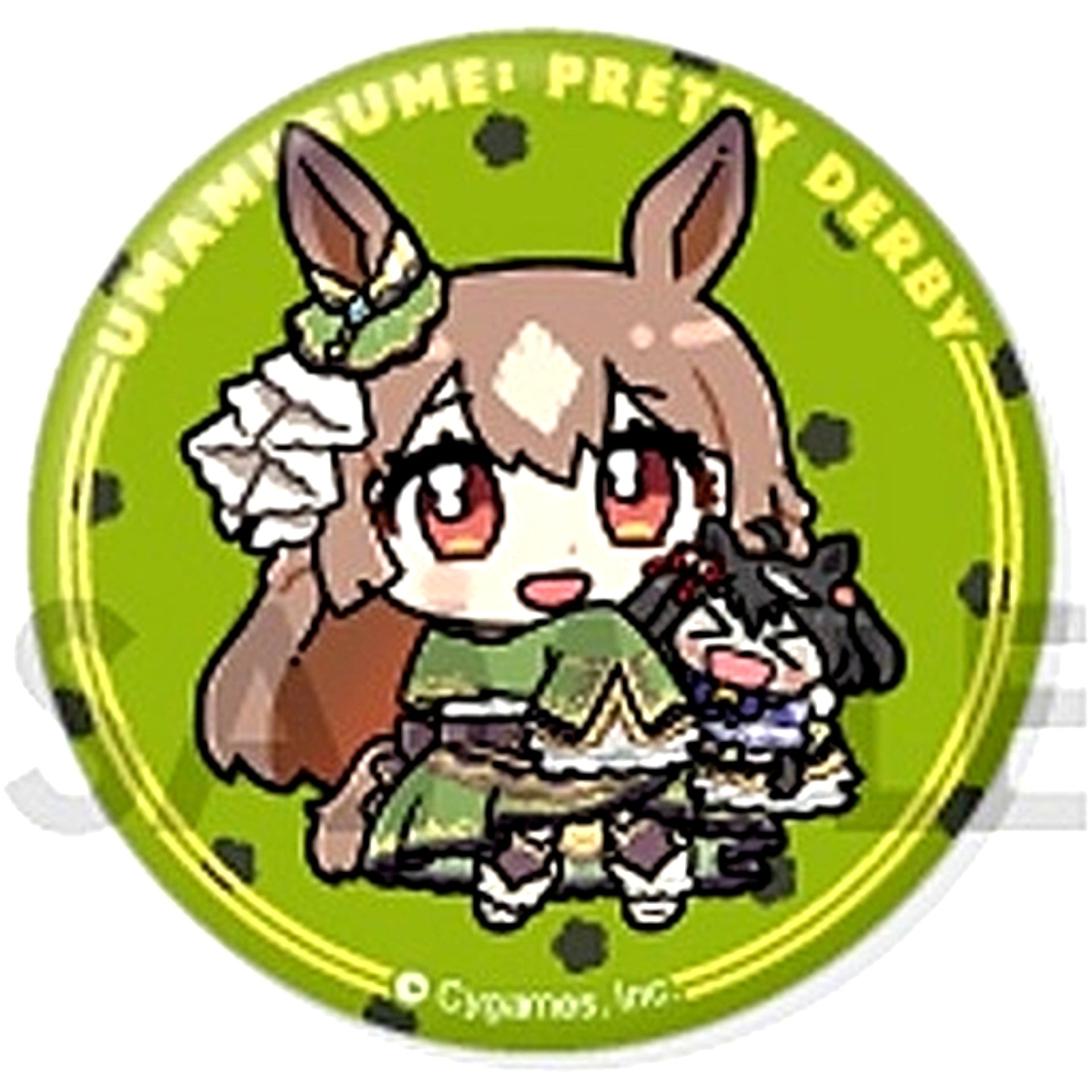 Satono Diamond & Kitasan Black Uma Musume Pretty Derby Trading Button With Plush Vol. 2 [USED]