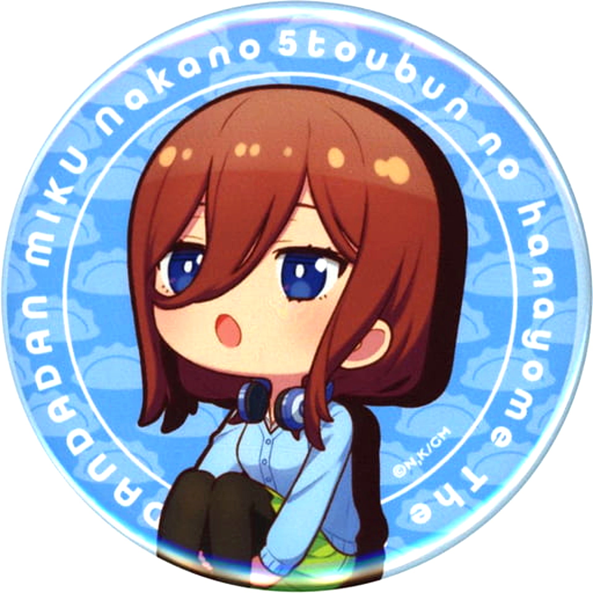 The Quintessential Quintuplets Miku Nakano Mini Trading Button Nikuju Gyoza no Dandadan [USED]