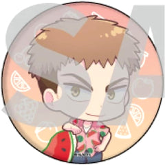 Attack on Titan Jean Kirstein Mini Character Can Badge 38. Fruit Ver. Buttons [USED]