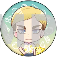 Attack on Titan Erwin Smith Mini Character Can Badge 39. Fruit Ver. Buttons [USED]
