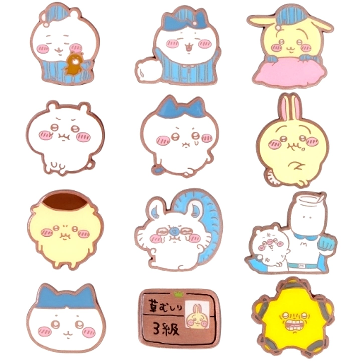 Set of 12 Chiikawa Pins Collection 2 [USED]