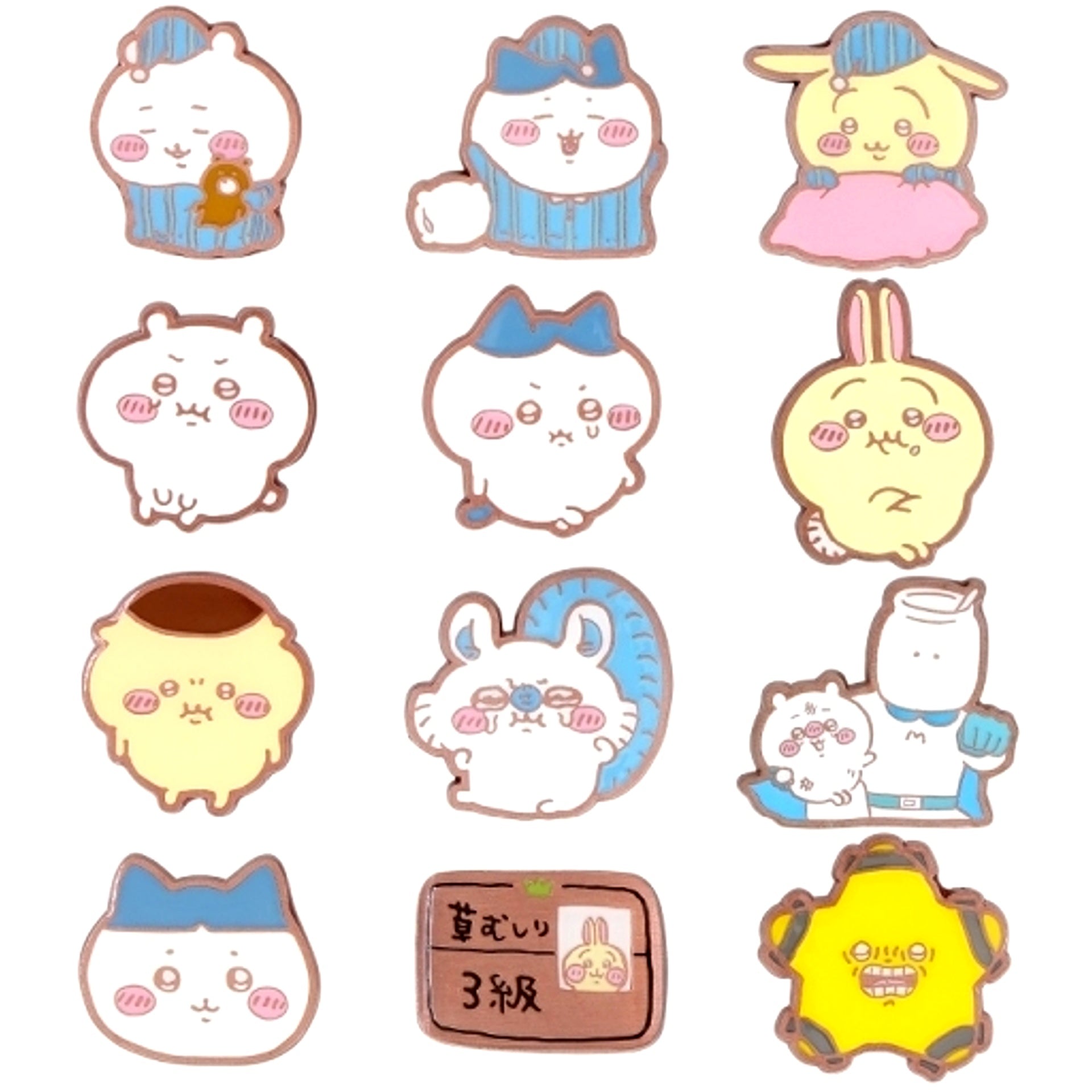Set of 12 Chiikawa Pins Collection 2 [USED]