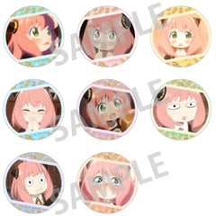 SPY x FAMILY Anya Forger & Others Pick Chara Holo Can Badge Anya Forger All 8 Types Set Buttons [USED]