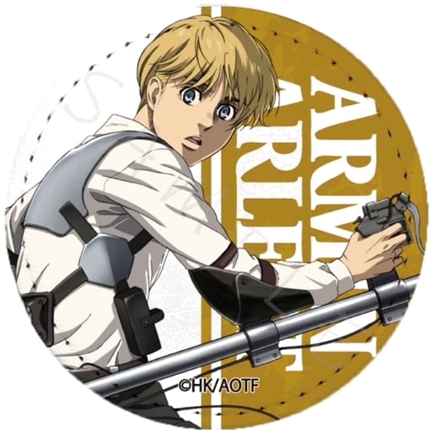 Armin Arlert XC Attack on Titan The Final Season Leather Badge Part 6 [USED]