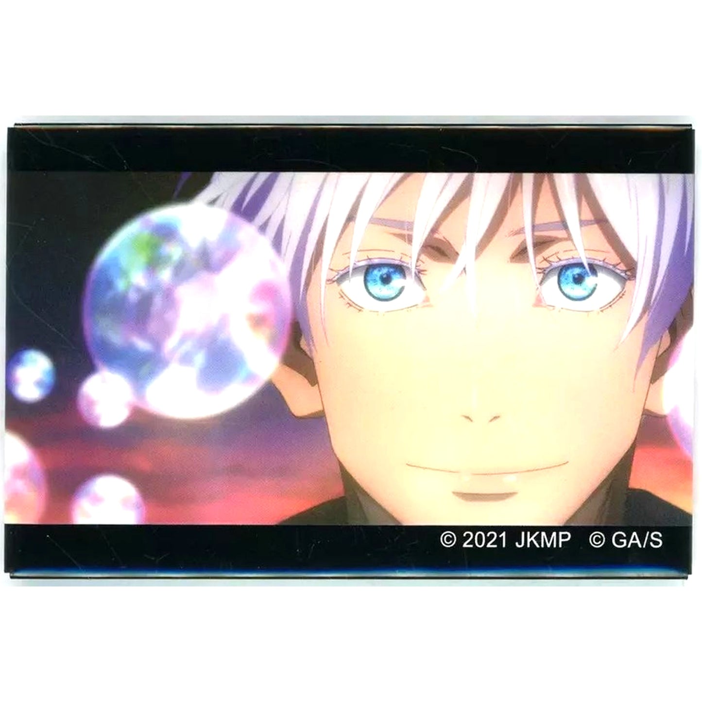 Satoru Gojo Jujutsu Kaisen 0 The Movie Trading Scene Shot Square Button B PLAZA in Loft Goods [USED]