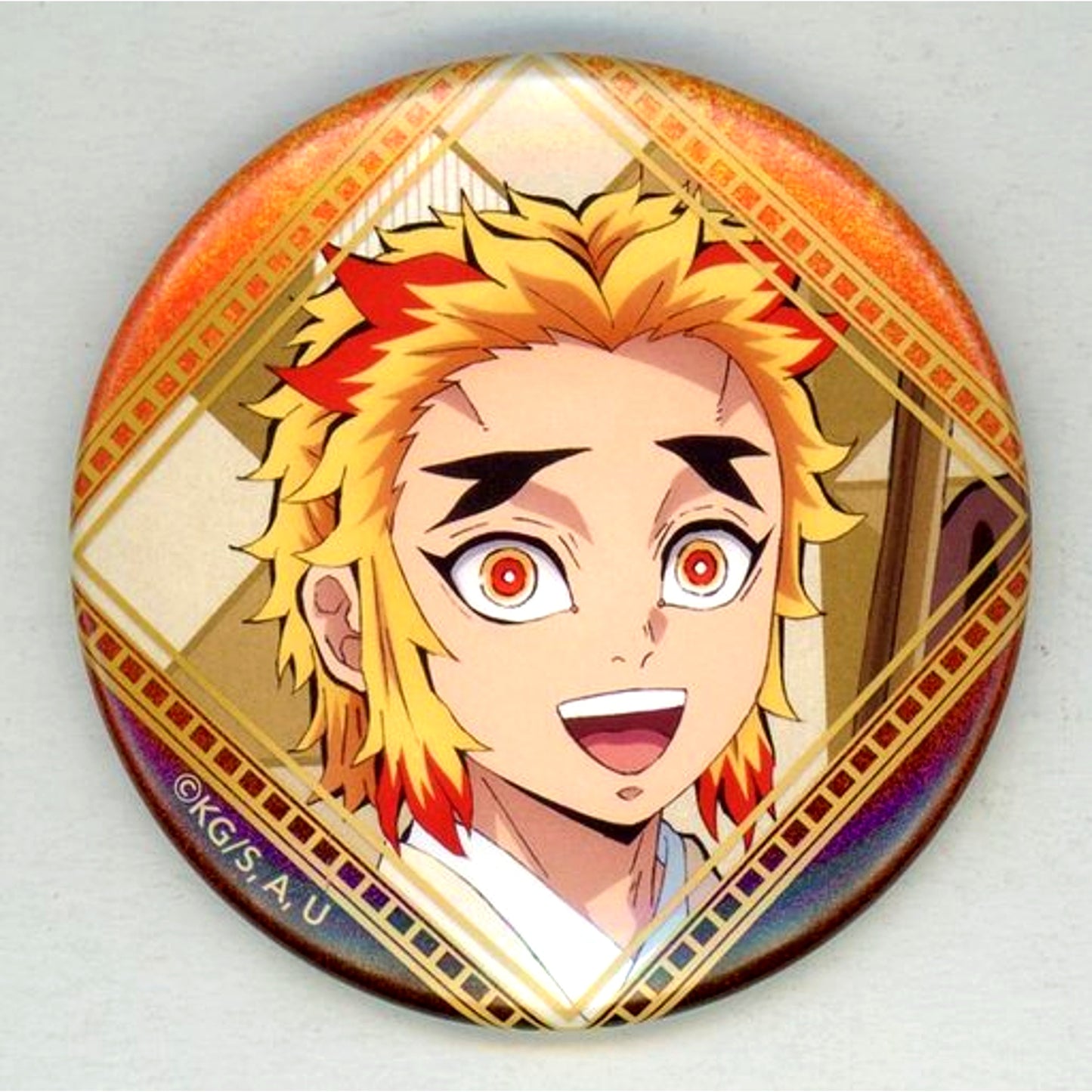 Senjuro Rengoku Demon Slayer: Kimetsu no Yaiba Button [USED]