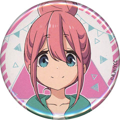 Laid-Back Camp: The Movie Nadeshiko Kagamihara High School Student Trading Can Badge Theater Limited Buttons [USED]