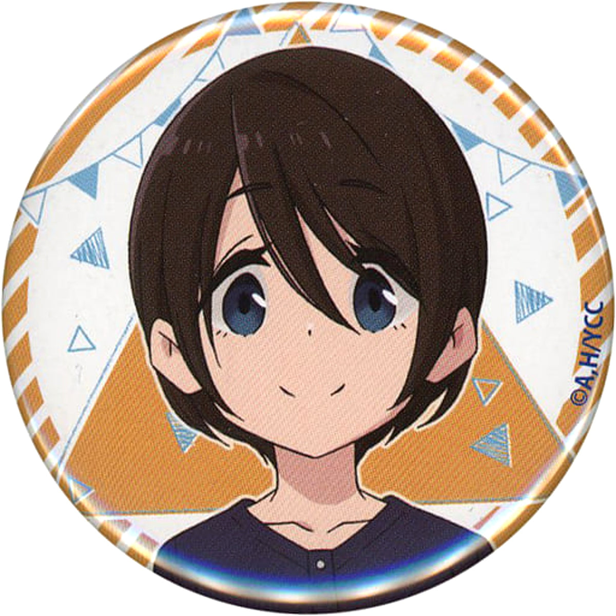 Laid-Back Camp: The Movie Ena Saitou High School Student Trading Can Badge Theater Limited Buttons [USED]
