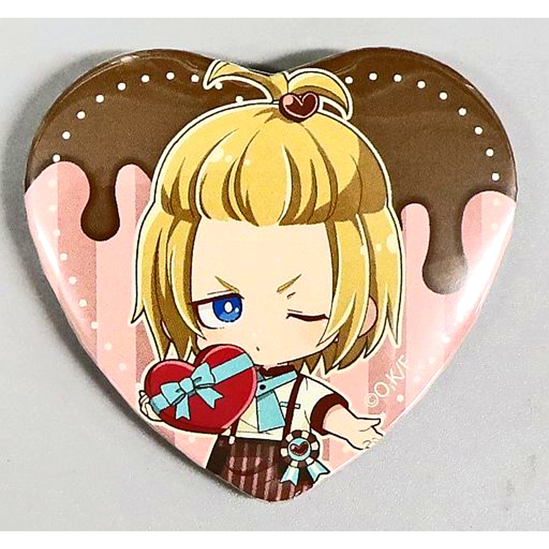 Arthur Boyle Fire Force Valentine Heart Shape Button Princess Cafe [USED]