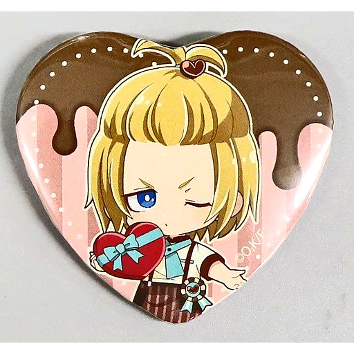 Arthur Boyle Fire Force Valentine Heart Shape Button Princess Cafe [USED]