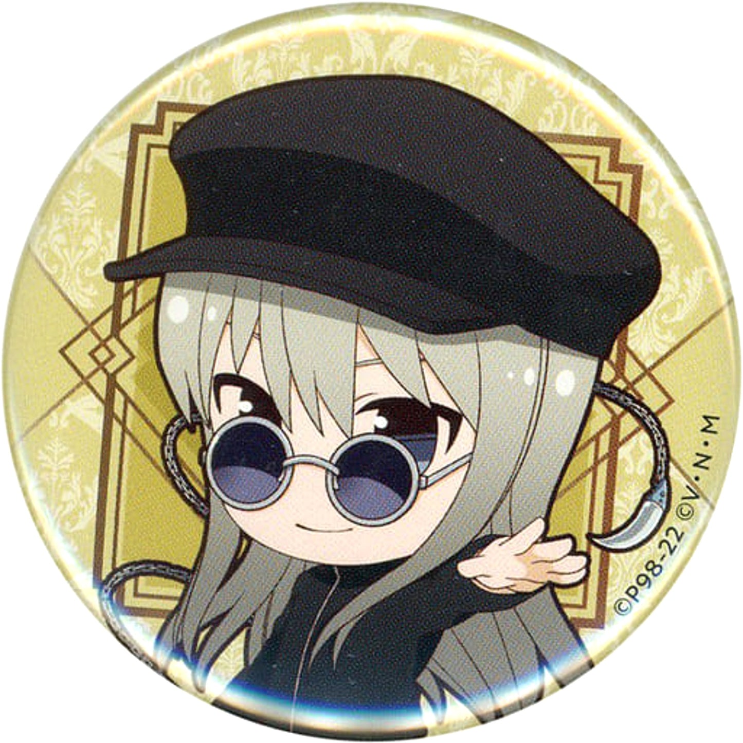 Hunter x Hunter Kurapika Trading Can Badge animatecafe Vol.8 Phantom Troupe Edition Part3 Limited Buttons [USED]