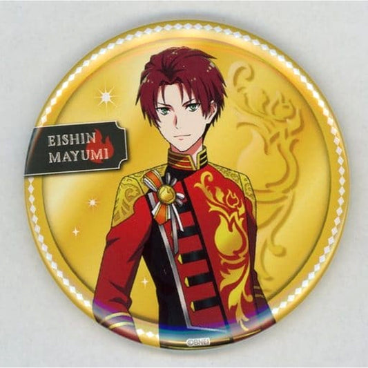 THE IDOLM@STER SideM Eishin Mayumi Official Trading Can Badge Physical Producer Meeting 315 BE@T of Passion Festival!!! Limited Buttons [USED]