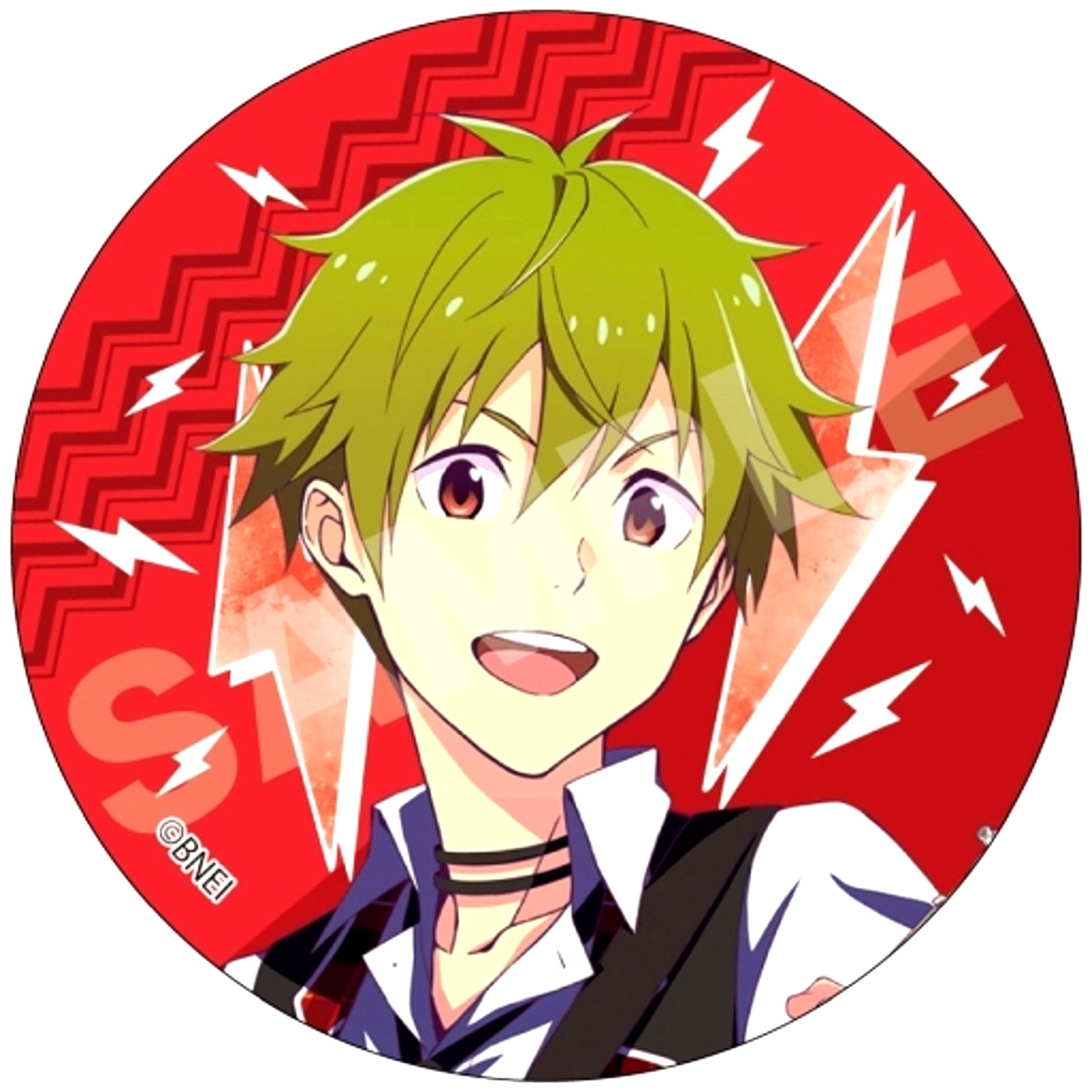 Hayato Akiyama The Idolmaster SideM Metallic Badge 04. Part 4 [USED]
