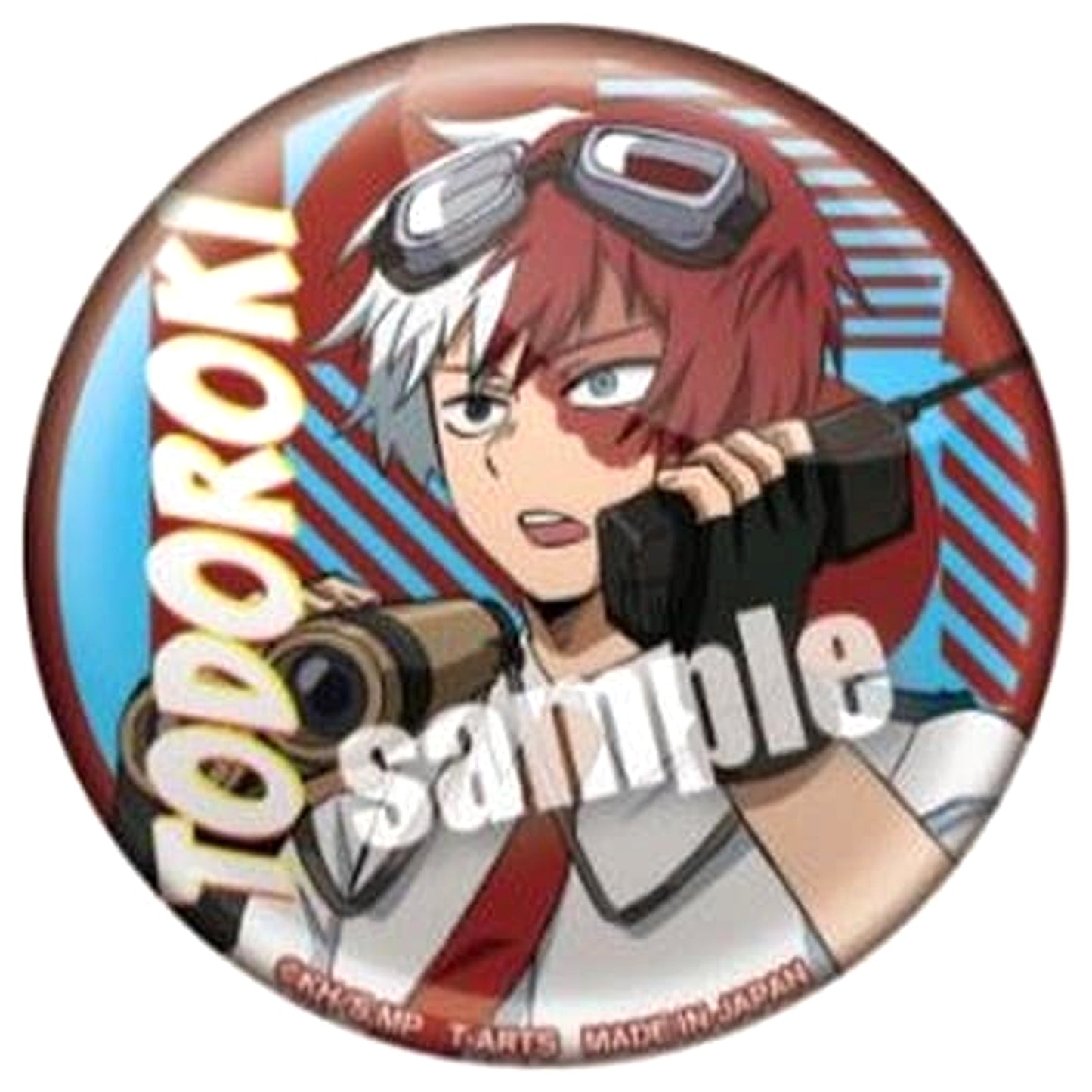 My Hero Academia Shoto Todoroki Color Palette Outdoor Training Can Badge Buttons [USED]