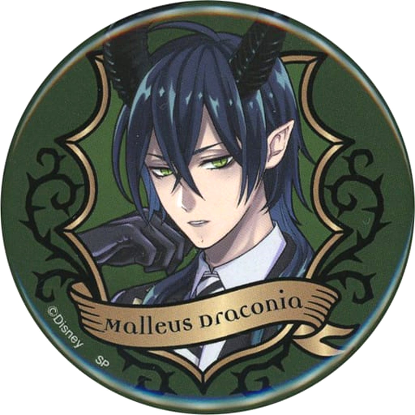 Disney: Twisted-Wonderland Malleus Draconia Line Official Stamp Art LN Art Blind Packaged Can Badge B Line Official Stamp Art Fair Limited Buttons [USED]