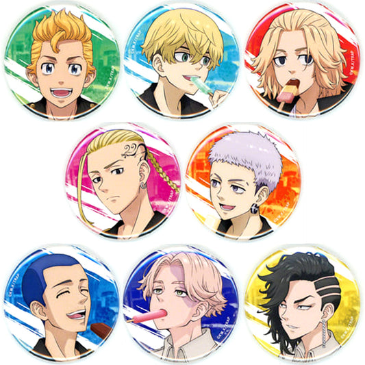 Chifuyu Matsuno & Others Tokyo Revengers All 8 Types Set Button Ice Ver. Pop Up Store in animate Limited [USED]