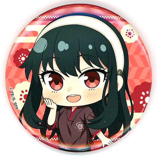SPY x FAMILY Yor Forger Trading Can Badge Mini Character Ver. Gokurakuyu Raku Spa Holiday Extra Mission Show Off Your Close Family in The Bath Limited Buttons [USED]