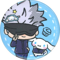 Jujutsu Kaisen X Sanrio Characters Satoru Gojo Cinnamoroll Blind Packaged Can Badge Buttons [USED]