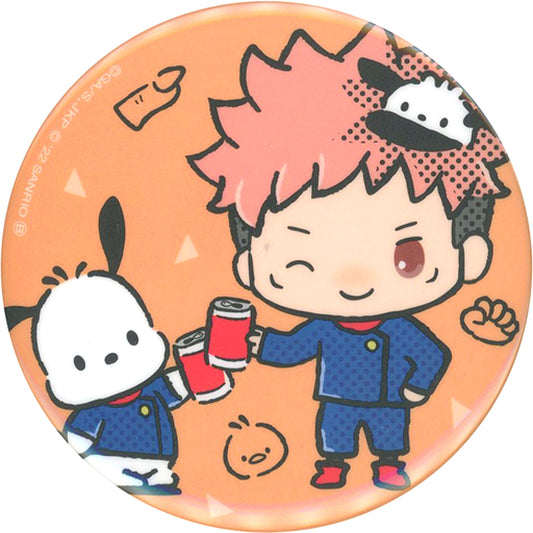 Yuji Itadori x Pochacco Jujutsu Kaisen x Sanrio Characters Button [USED]