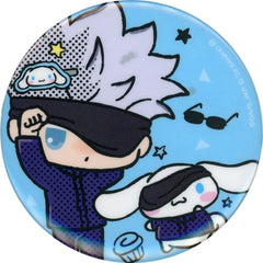 Jujutsu Kaisen X Sanrio Characters Satoru Gojo Cinnamoroll Can Badge Buttons [USED]