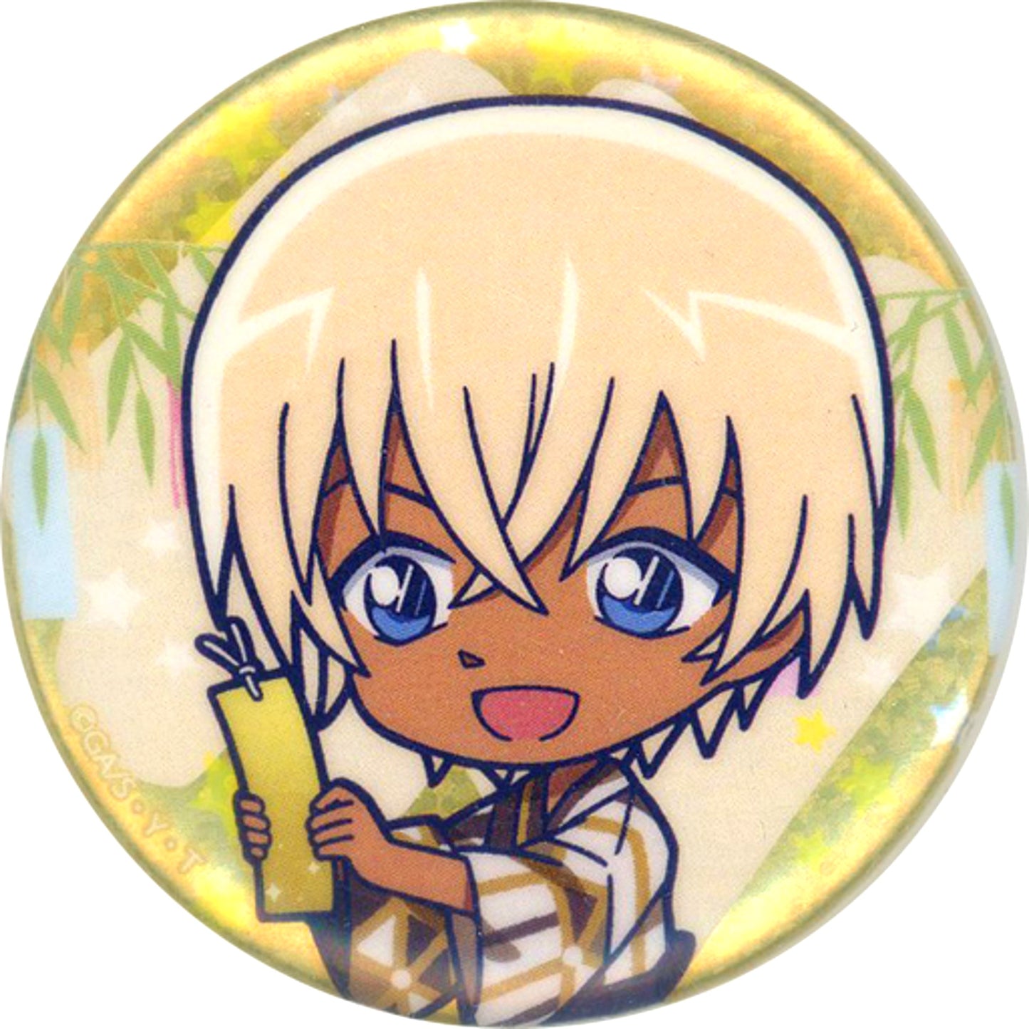Toru Amuro Deformed Tanabata Ver. Detective Conan Hologram Button [USED]