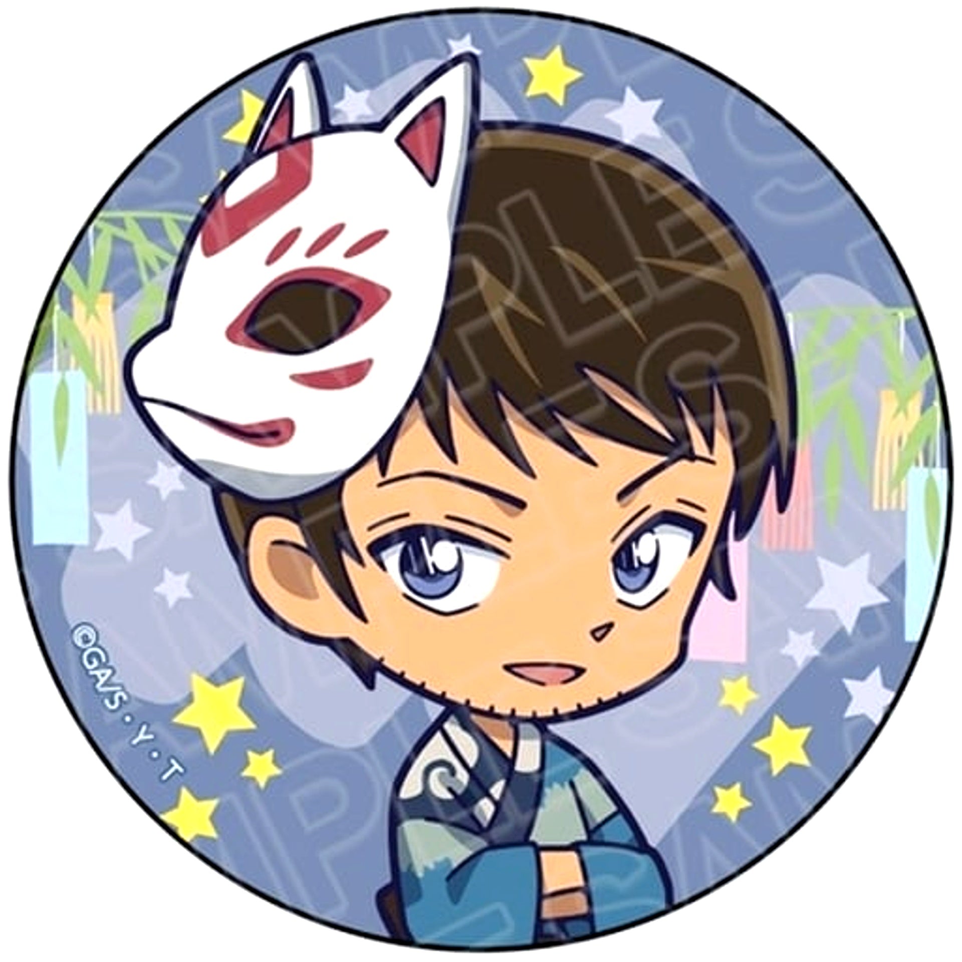 Hiromitsu Morofushi Deformed Tanabata Ver. Detective Conan Hologram Button [USED]