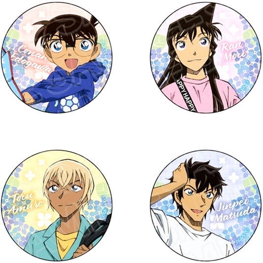 Set of 4 Detective Conan Button After the Rain Ver. [USED]