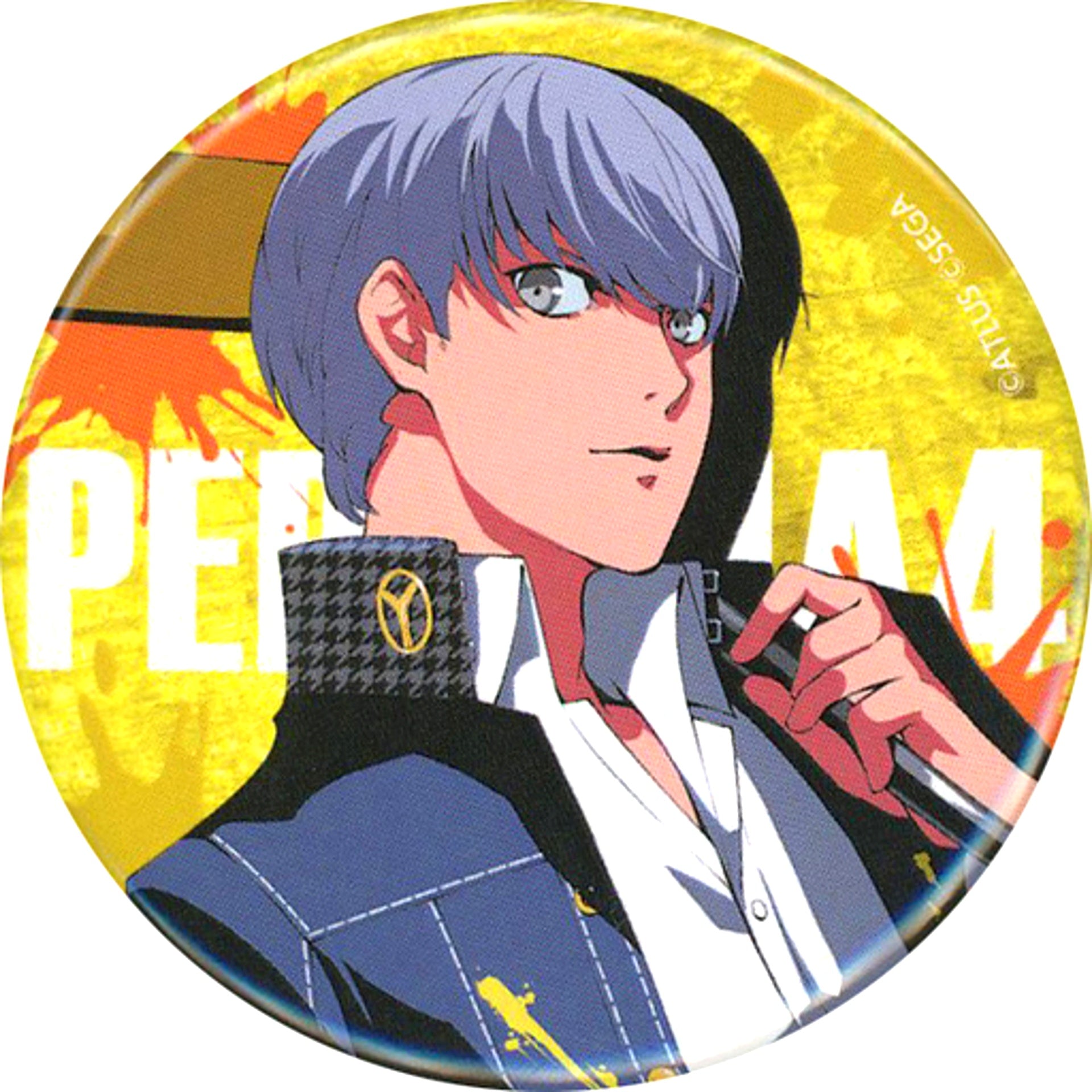 Protagonist Persona 4 Persona Series 25th Anniversary Persona 25th Fes Grand Exhibition Original Button [USED]
