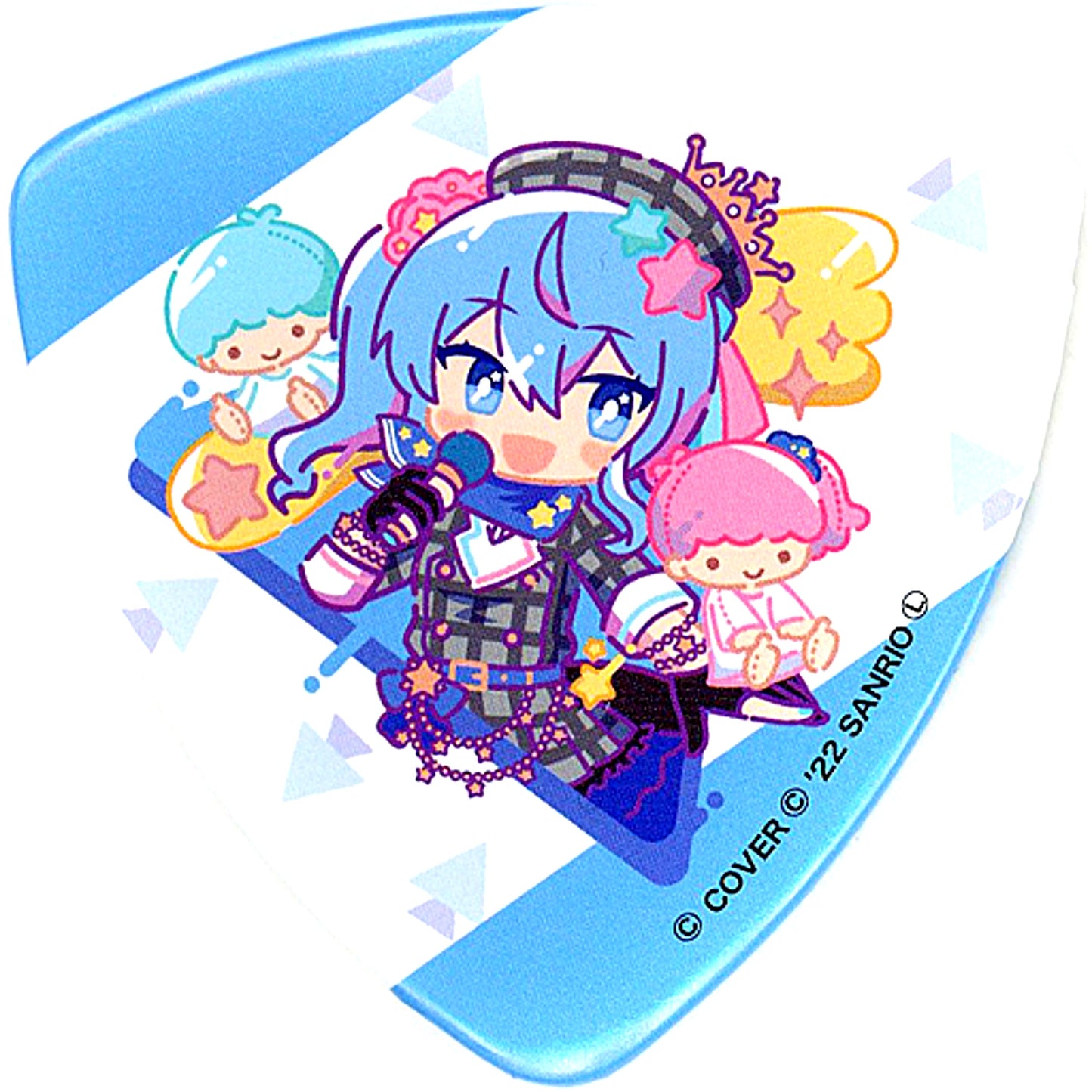 Hoshimachi Suisei & Little Twin Stars Virtual YouTuber Hololive Triangle Button x Sanrio Characters [USED]