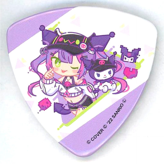 Tokoyami Towa & Kuromi Virtual YouTuber Hololive x Sanrio Characters Triangle Button [USED]