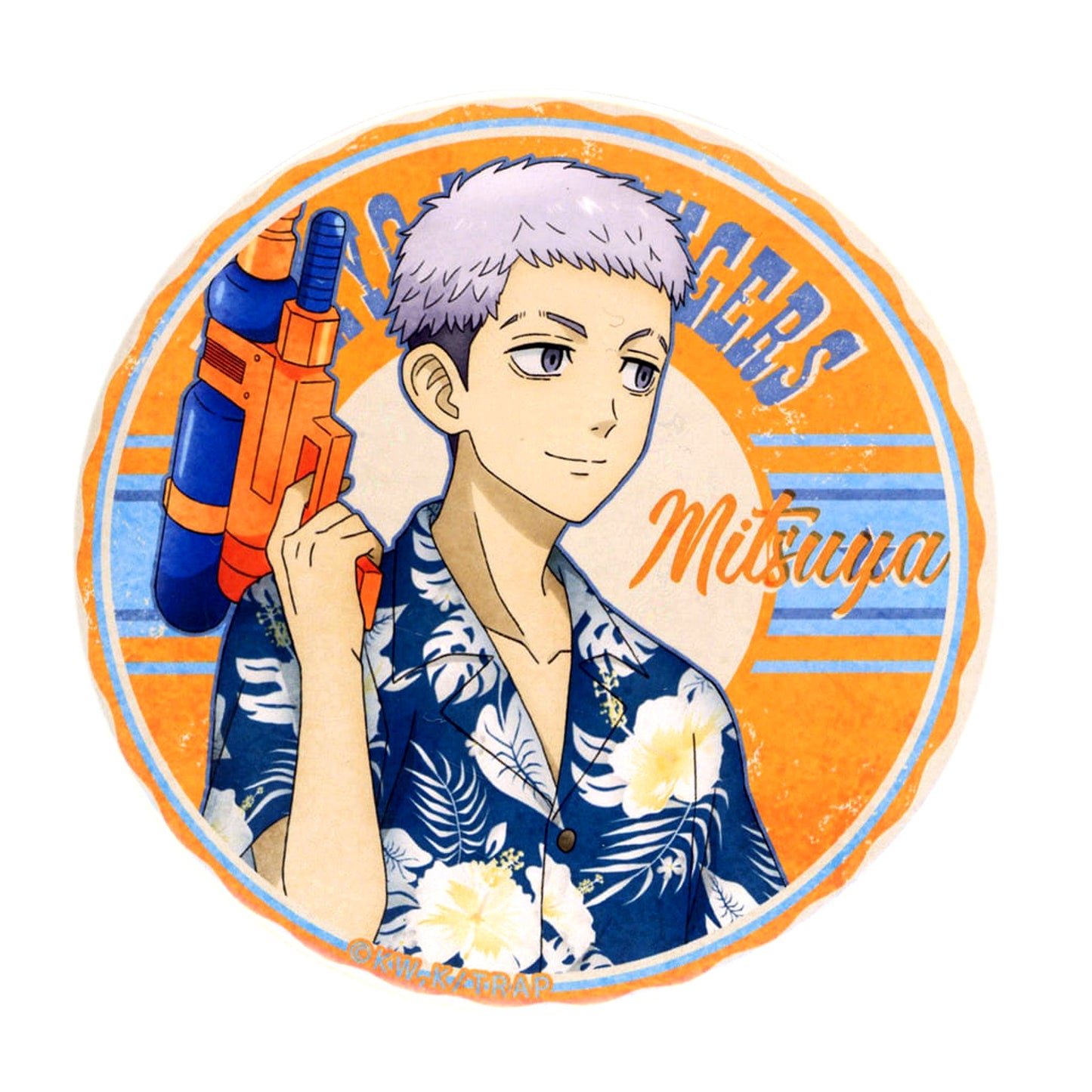 Takashi Mitsuya Tokyo Revengers Okkime Button Summer Ver. Pop Up Shop in Marui Limited [USED]
