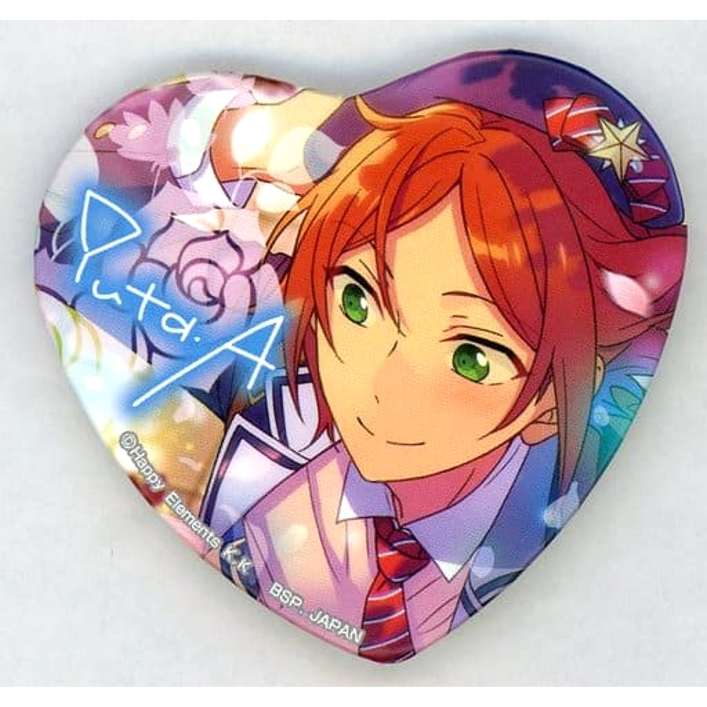 Yuta Aoi Ensemble Stars! TORUPAKA! Heart Shaped Button Vol.4 Ver.A [USED]