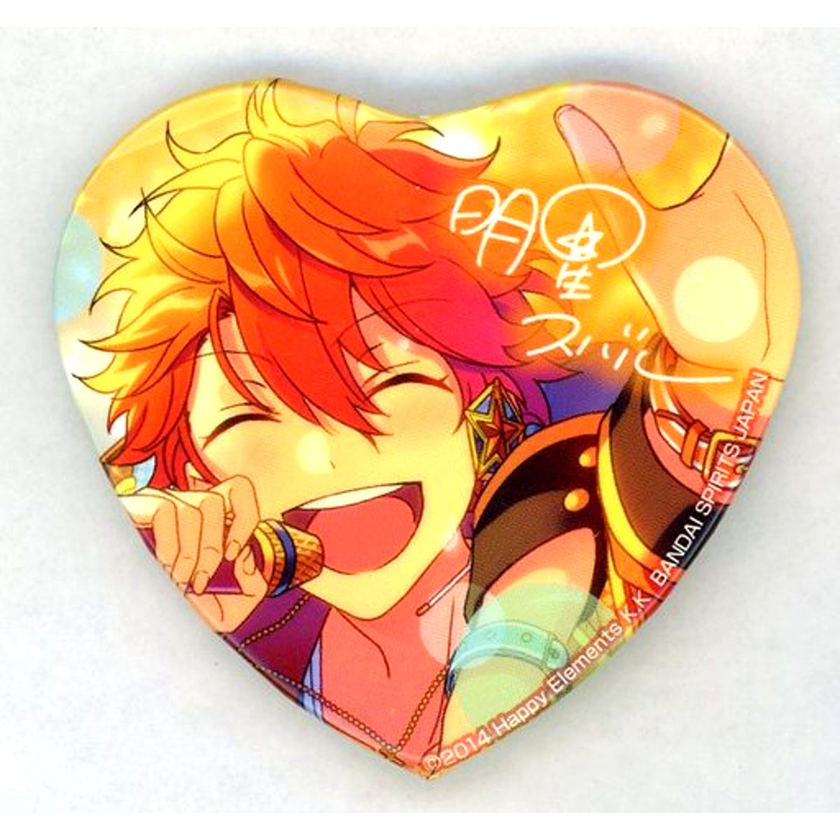 Subaru Akehoshi Torupaka! Ensemble Stars! Heart-shaped Button Ver.A [USED]