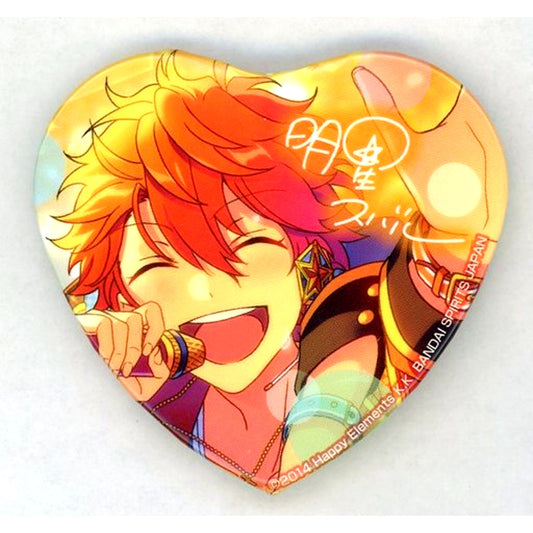 Subaru Akehoshi Torupaka! Ensemble Stars! Heart-shaped Button Ver.A [USED]