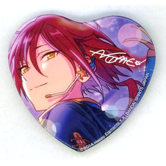Ensemble Stars! Natsume Sakasaki TORUPAKA! Heart Shaped Can Badge Ver.A Buttons [USED]