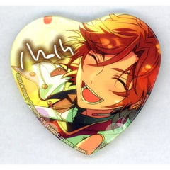 Ensemble Stars! Madara Mikejima TORUPAKA! Heart Shaped Can Badge Ver.A Buttons [USED]