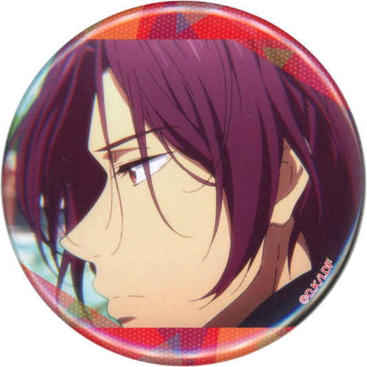 Free!-Dive to the Future- Rin Matsuoka Can Badge Collection Opening Buttons [USED]