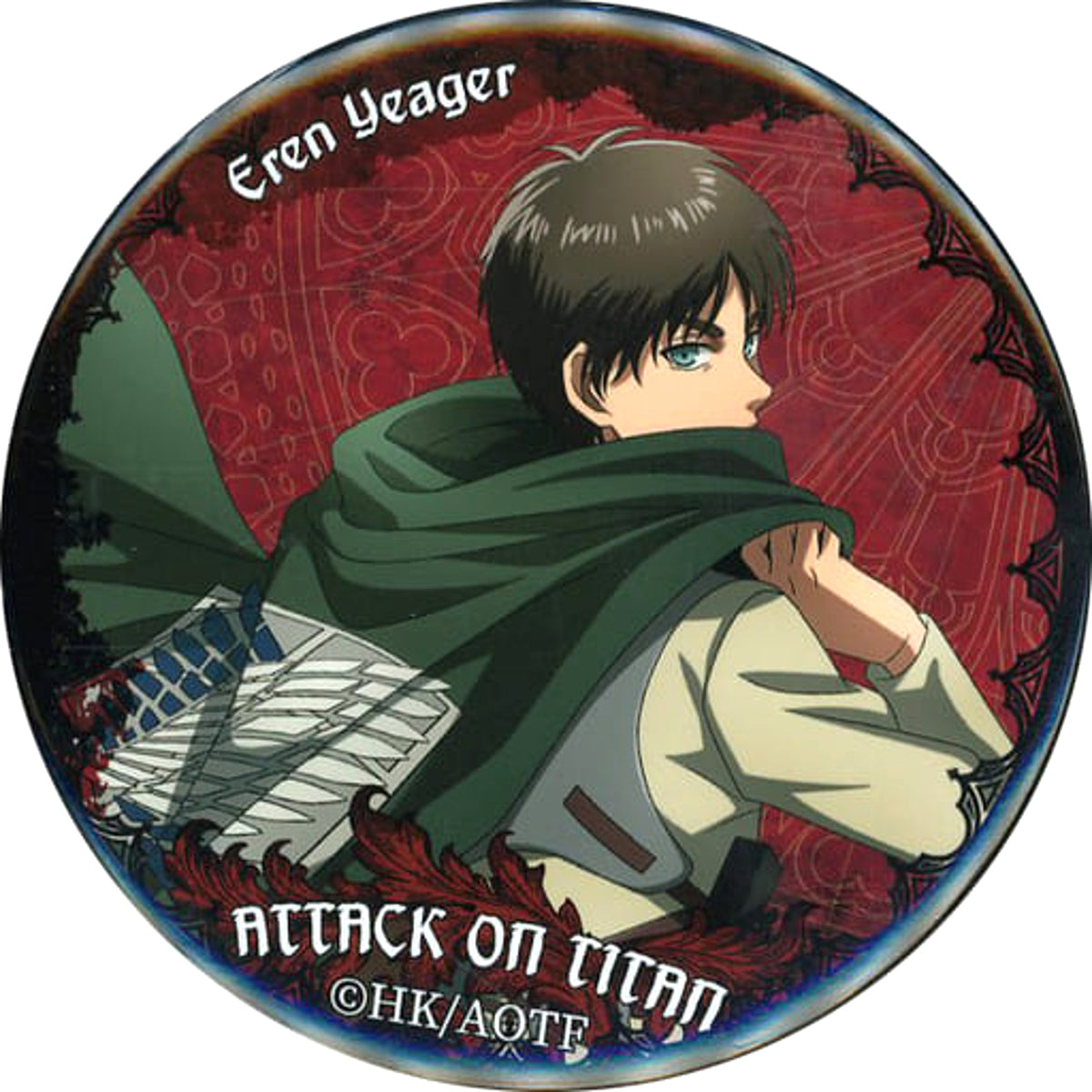 Attack on Titan Ellen Yeager Kujibikido Online Kuji Break of Dawn Prize E-1 Buttons [USED]