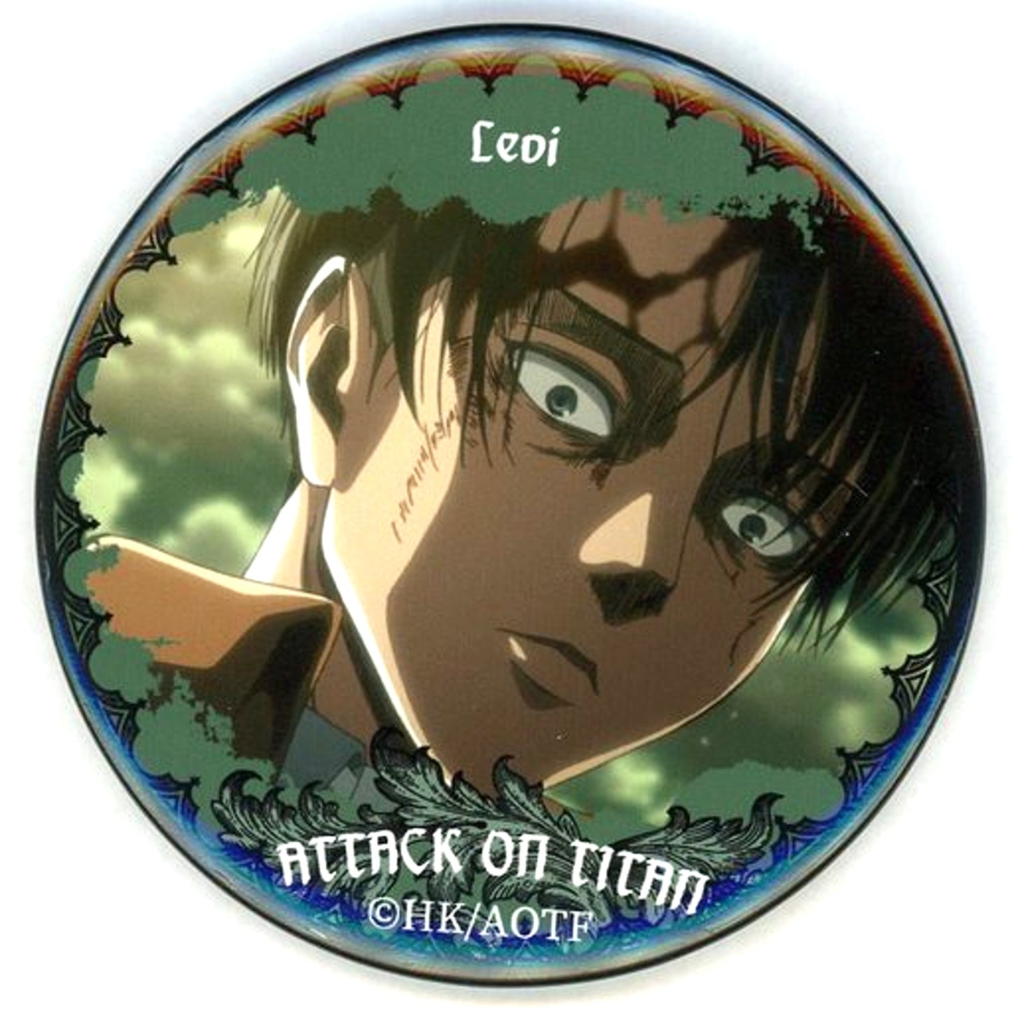 Levi Ackerman - Scene Badge Kujibikido Attack on Titan Online Lottery Break of Dawn Prize E-9 [USED]