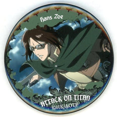 Attack on Titan Hange Zoe Online Kuji Break of Dawn Can Badge Kujibikido Limited Prize E-10 Buttons [USED]