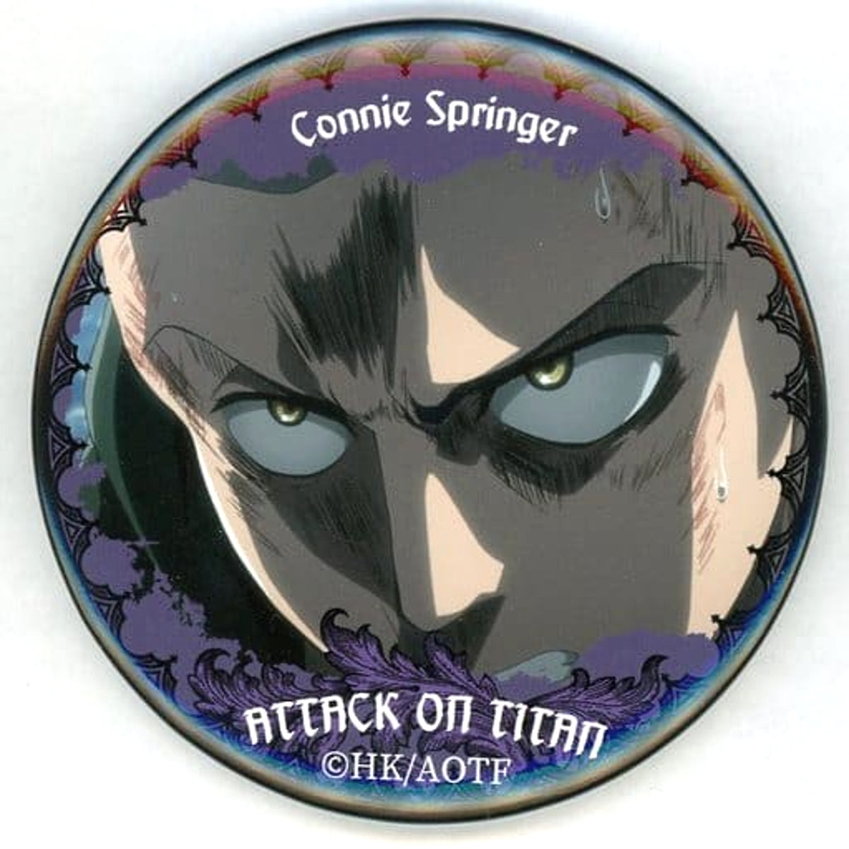 Attack on Titan Connie Springer Kujibikido Online Kuji Break of Dawn Can Badge Prize E-12 Buttons [USED]