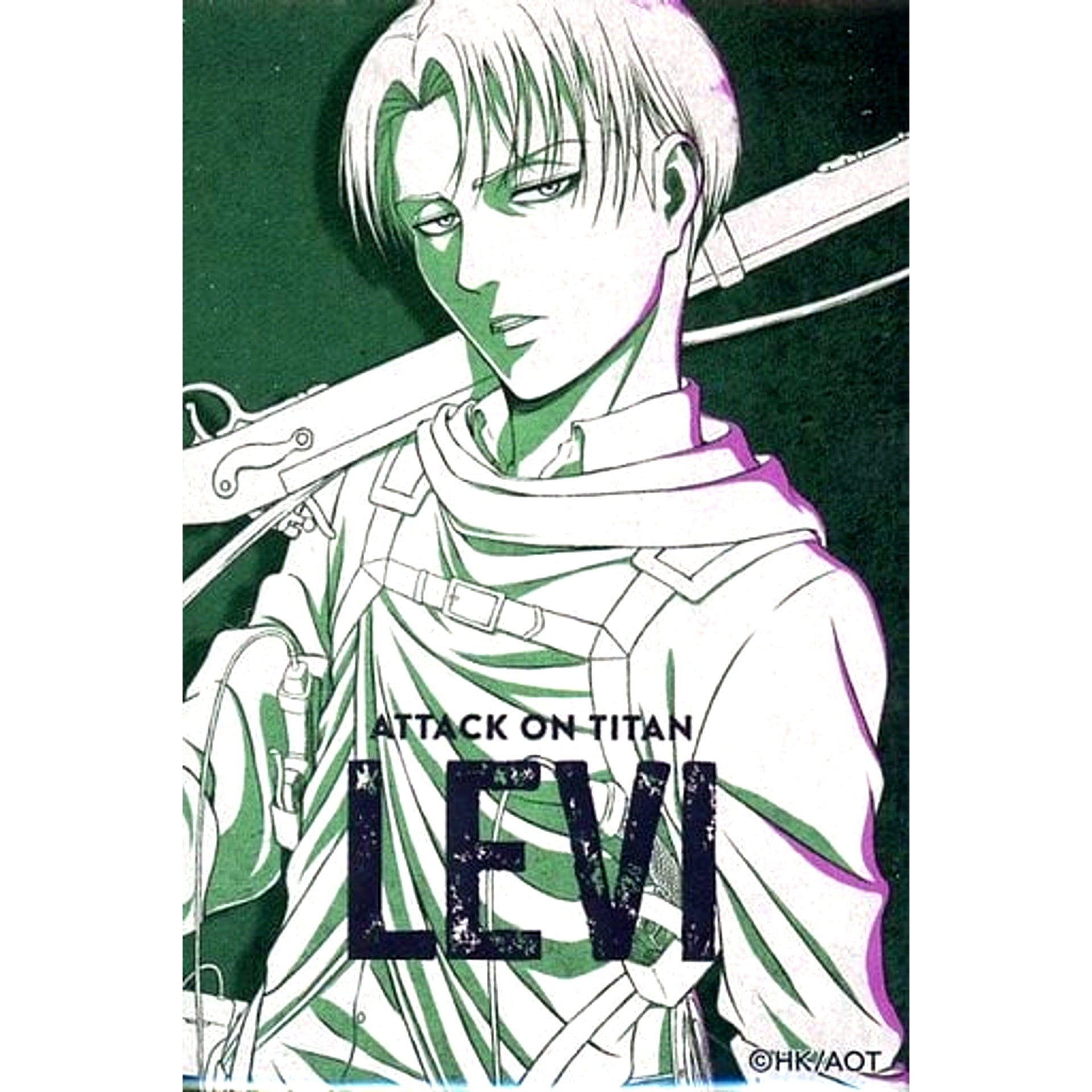 Levi Ackerman Attack on Titan WIT STUDIO Square Badge Collection Vol. 3 [USED]