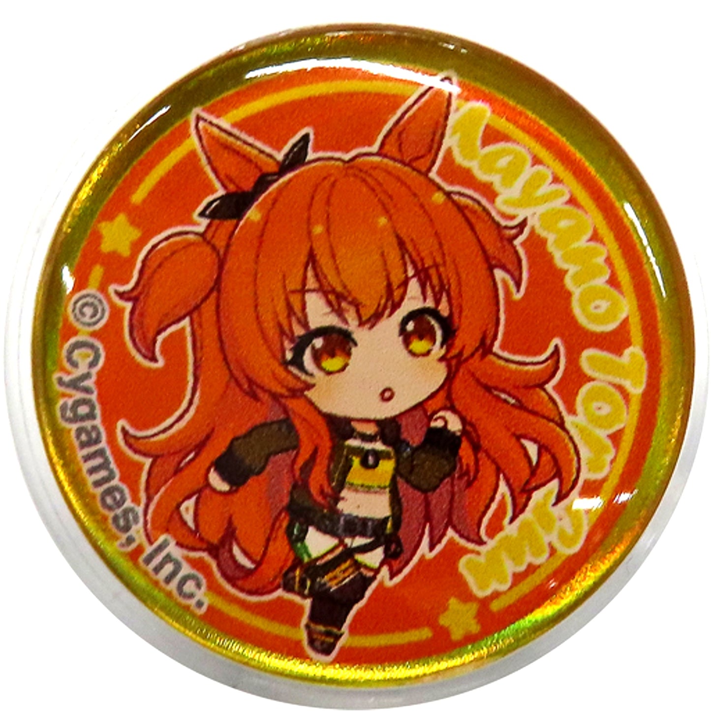 Mayano Top Gun Uma Musume Pretty Derby Uma Mini Petit Pin Button NAMCO Promotion [USED]