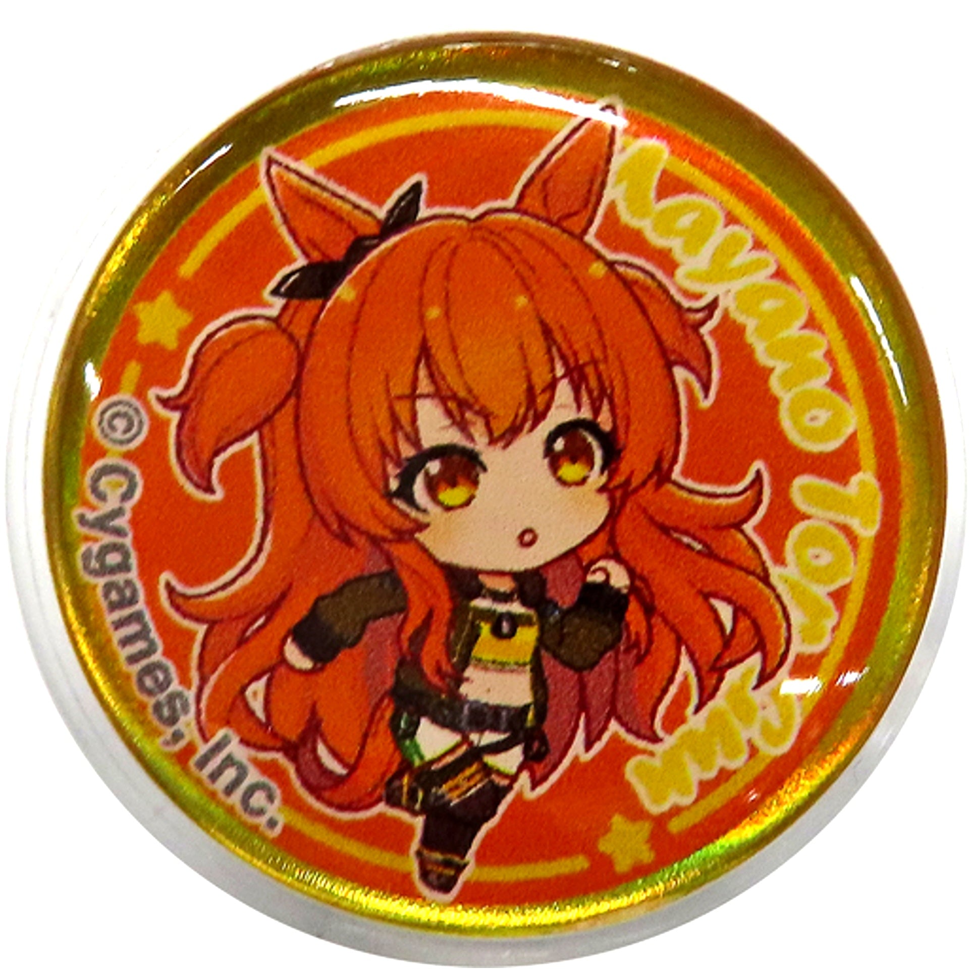 Mayano Top Gun Uma Musume Pretty Derby Uma Mini Petit Pin Button NAMCO Promotion [USED]
