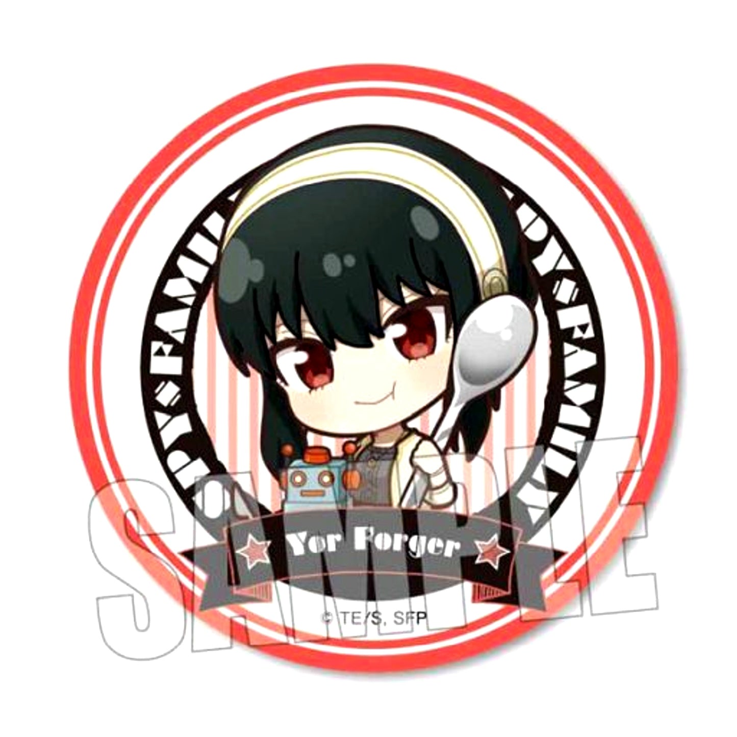 Yor Forger - Robot Ver. SPY x FAMILY Gochichara Trading Badge [USED]