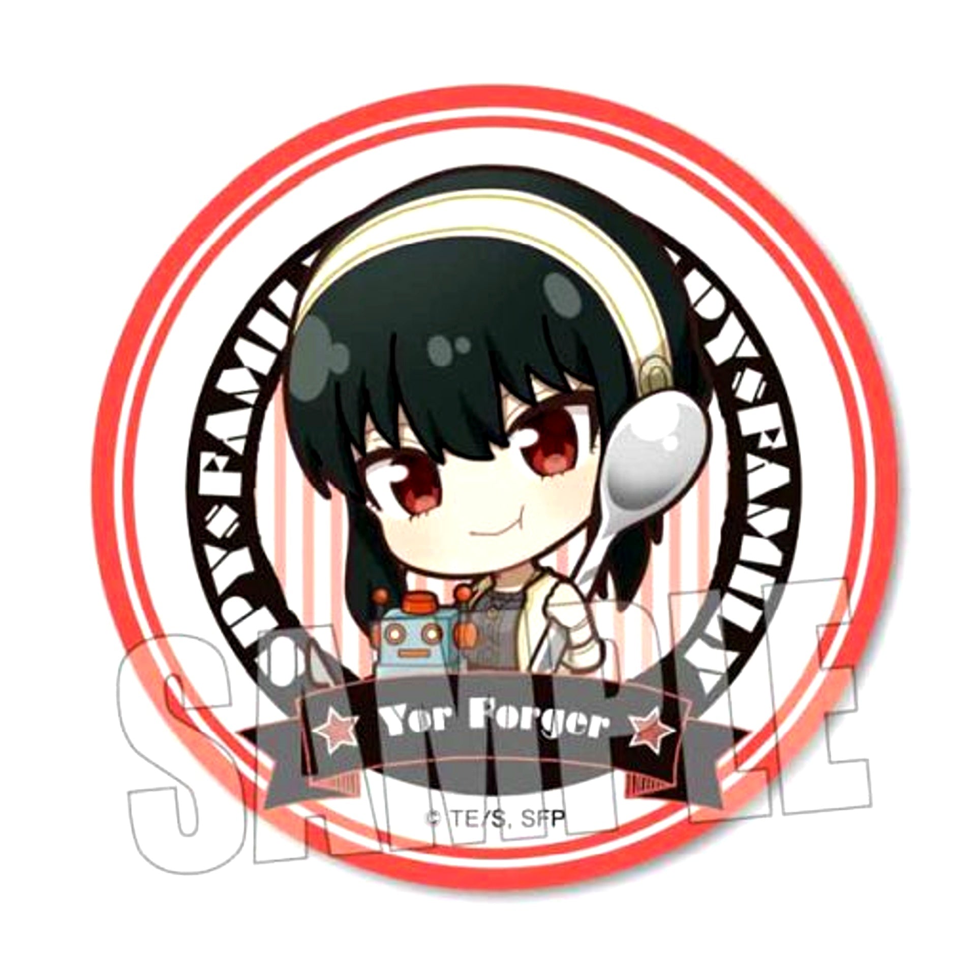 Yor Forger - Robot Ver. SPY x FAMILY Gochichara Trading Badge [USED]