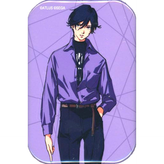 Protagonist Megami Ibunroku Persona Persona 25th Anniversary Collaboration Cafe powered by Animax Cafe+ Trading Full Body Button [USED]